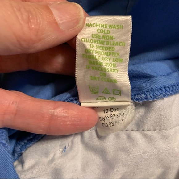 Lilly Pulitzer size 0 EUC Crop Ankle Pants Blue - Picture 9 of 9